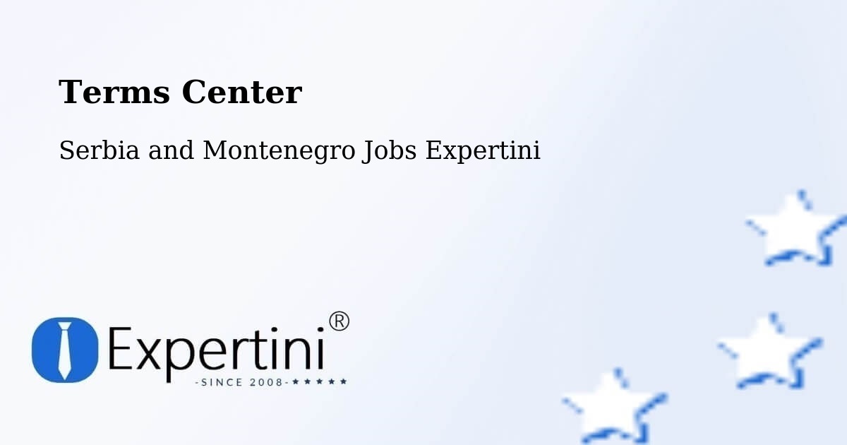 Terms of Service – Rosthern - Serbia and Montenegro Jobs Expertini